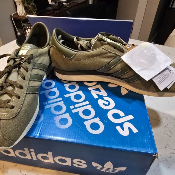 Adidas Moston Super SPZL Shoes In Cargo/Olive/Trace Olive (ID3515) -Men's US 13 - Picture 4 of 10